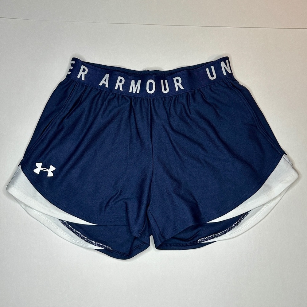 Under Armour HeatGear Women’s XXS Navy Athletic Shorts